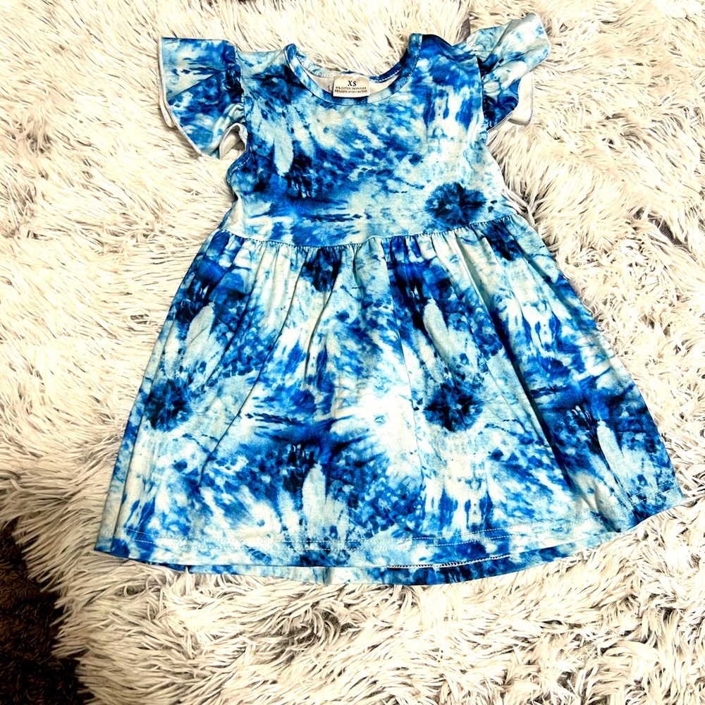 Toddler Girl Boutique Tie Dye Dress XS
